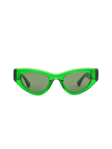 Bottega Veneta Bv1142S 004 49 - cat eye слънчеви очила, дамски, зелени