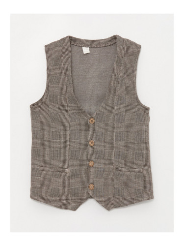 LC Waikiki Plaid Boys' Vest