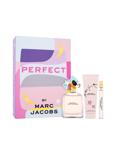 Marc Jacobs Perfect SET3 Подаръчен комплект EDP 100 ml + лосион за тяло 75 ml + EDP 10 ml