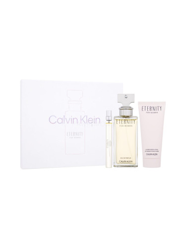 Calvin Klein Eternity SET3 Подаръчен комплект EDP 100 ml + лосион за тяло 100 ml + EDP 10 ml