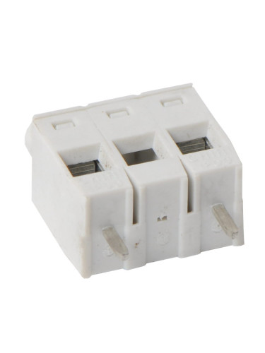 PCB терминален блок, с изолационни прегради, 2 пина, 10А, за печатен монтаж 96422