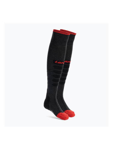 LENZ отопляеми ски чорапи Heat Sock 5.1 Toe Cap Regular Fit сиво-червен 1070