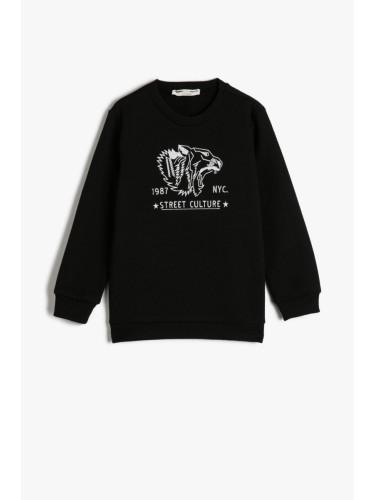 Koton Boy's Black Sweatshirt