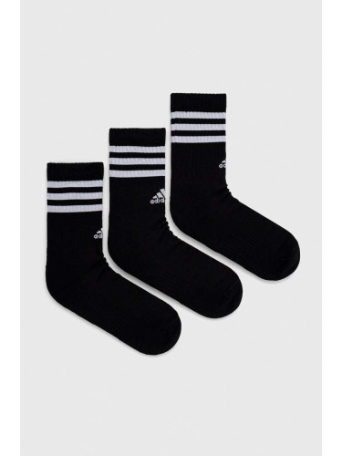 Чорапи adidas Performance (3 броя) 3-pack в черно IC1321
