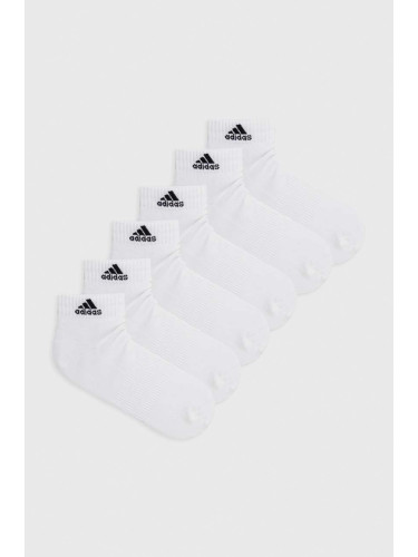 Чорапи adidas Performance (6 броя) 6-pack в бяло HT3442