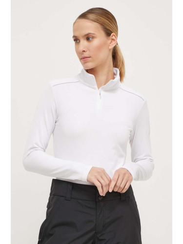Функционална блуза с дълги ръкави Descente Grace в бяло