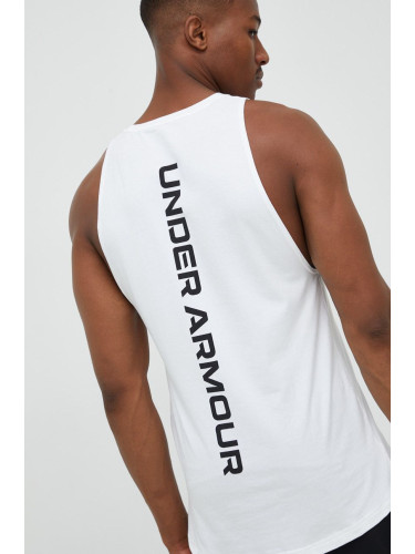 Тениска Under Armour Baseline в бяло 1361901