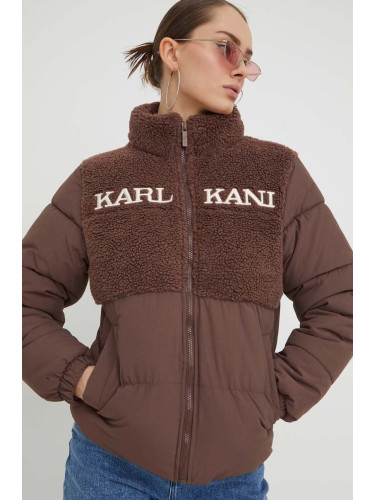 Яке Karl Kani в кафяво зимен модел