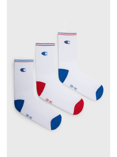 Чорапи Champion (3 чифта) в бяло