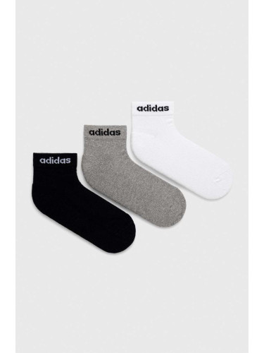 Чорапи adidas (3 броя)  3-pack в черно IC1304
