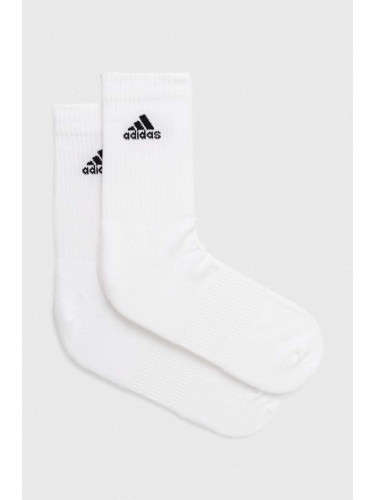 Чорапи adidas (6 броя)  6-pack в бяло HT3453