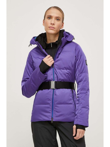 Пухено яке за ски Descente Luna в лилаво