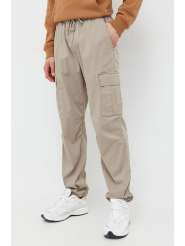 Панталон Hollister Co. в бежово с кройка тип карго