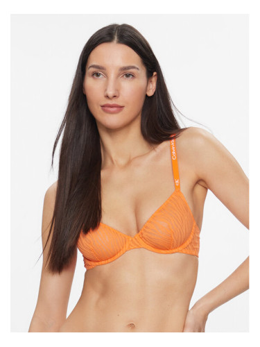 Calvin Klein Underwear Сутиен с банели 000QF7376E Оранжев