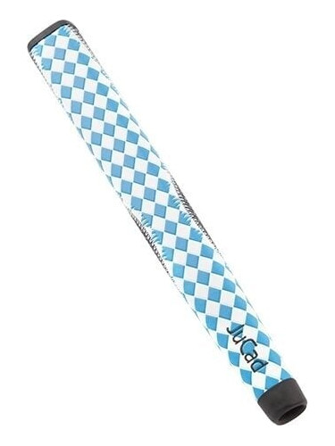 Jucad Coloured Standard White/Blue Check Pattern Grip