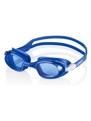 AQUA SPEED Unisex's Swimming Goggles Marea Navy Blue Pattern 01