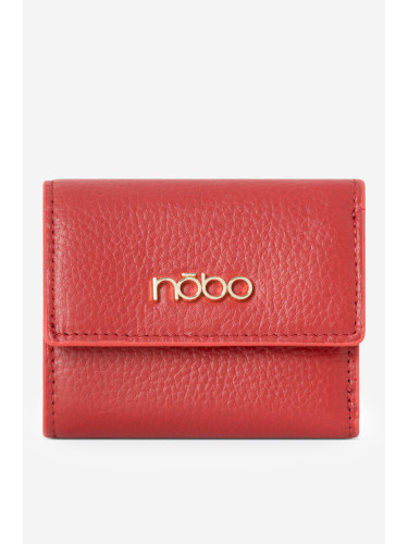 Nobo Women's Small Natural Leather Wallet Red