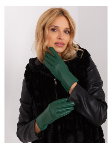 Dark Green Winter Touch Gloves