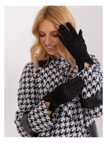Black Touch Winter Gloves