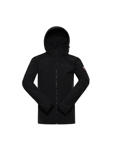 Men's softshell jacket with membrane ALPINE PRO MEROM black