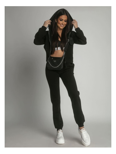 Women's Black Insulated Tracksuit