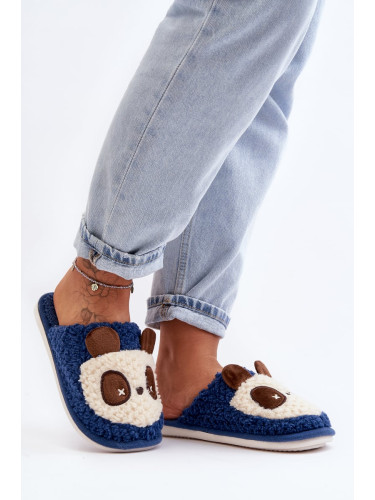 Women's warm slippers, Navy Blue Priseth