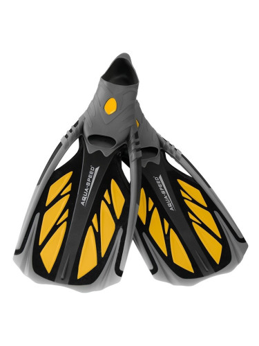 AQUA SPEED Unisex's Snorkel Flippers Inox  Pattern 18