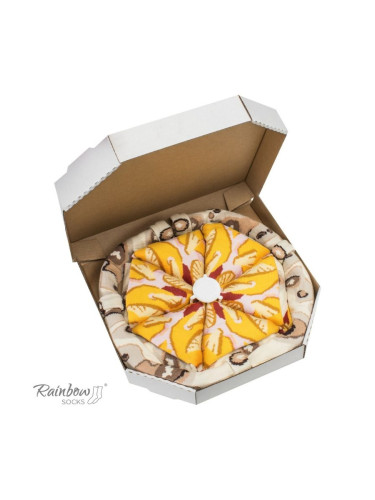 ZOOKSY/RAINBOW SOCKS Чорапи Rainbow Pizza 4 чифта хавайски