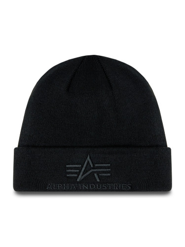 Шапка Alpha Industries 3D Beanie 168910 Черен