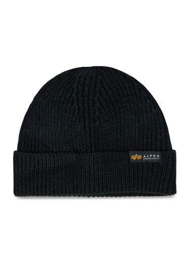 Шапка Alpha Industries Dockers Beanie 138905 Черен