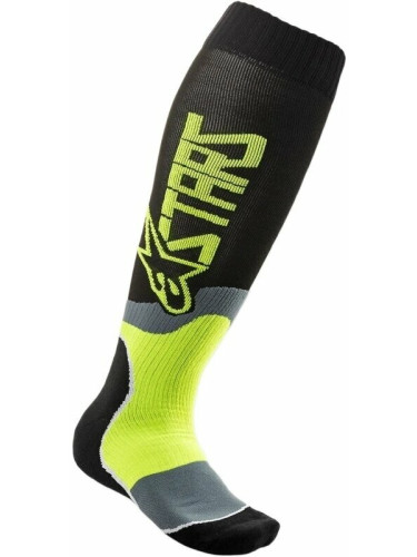 Alpinestars Чорапи MX Plus-2 Socks Black/Yellow Fluorescent S