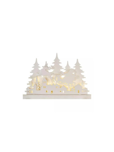 LED Коледна декорация LED/2xAA малко село