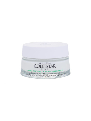 Collistar Pure Actives (Attivi Puri) Salicylic Acid + Niacinamide Cream Дневен крем за лице за жени 50 ml