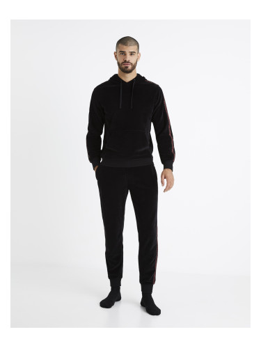 Men's black velvet pyjamas Celio Xcivelvet