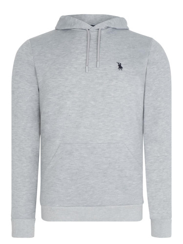V4011 DEWBERRY MEN'S HOODED SWEATSHIRT-GREY