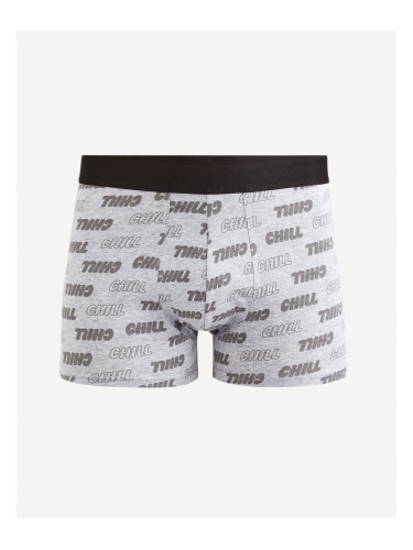 Celio Patterned Fichill Boxer Shorts - Men's