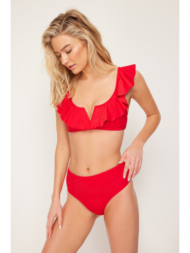 Дамско долнище на бански  Trendyol High Waist