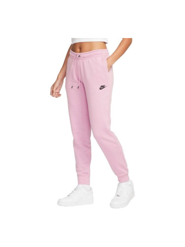 Nike NSW ESSNTL PANT REG FLC MR Дамско спортно долнище, розово, размер