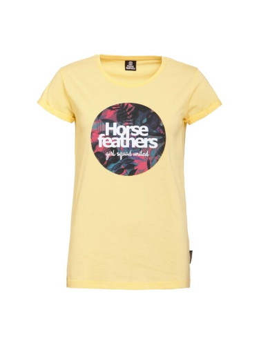Horsefeathers ODILE TOP Дамска тениска, жълто, размер