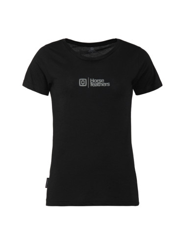 Horsefeathers LEILA TECH T-SHIRT Дамска тениска, черно, размер