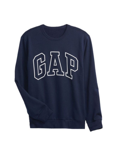 GAP CREWNECK LOGO Мъжки суитшърт, тъмносин, размер