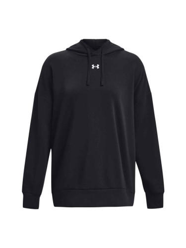 Under Armour UA RIVAL FLEECE OS HOODIE Дамски суитшърт, черно, размер