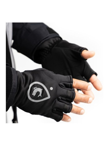 ADVENTER & FISHING WARMED GLOVES Унисекс затоплени ръкавици, черно, размер