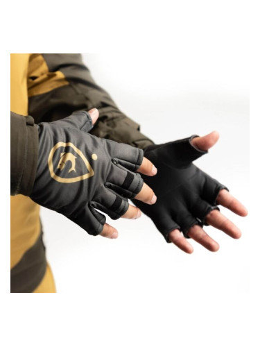 ADVENTER & FISHING WARMED GLOVES Унисекс затоплени ръкавици, тъмносиво, размер