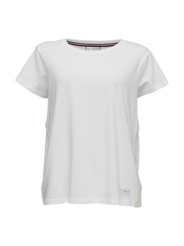 Tommy Hilfiger SHORT SLEEVE T-SHIRT Дамска тениска, бяло, размер