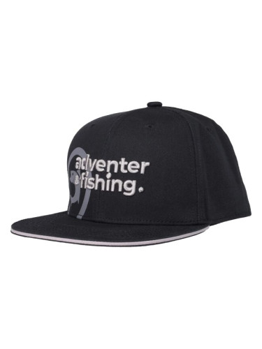 ADVENTER & FISHING STRAIGHT CAP Шапка с козирка, черно, размер