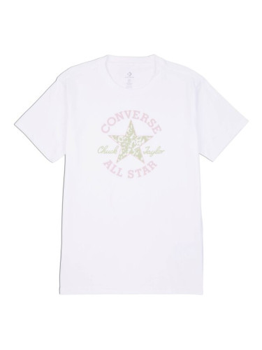 Converse CHUCK PATCH INFILL TEE Дамска тениска, бяло, размер