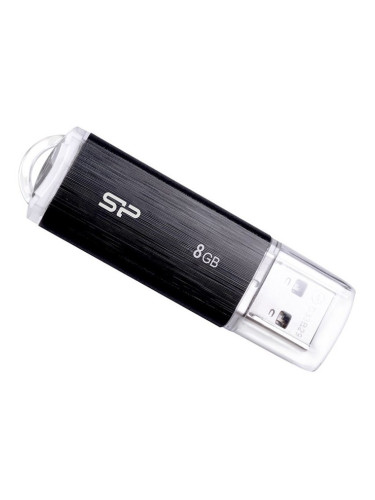 Памет 8GB USB Flash Drive Silicon Power Ultima U02, USB 2.0, черна