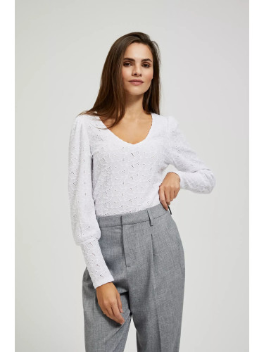 Marisse Openwork Blouse With A V-Neck