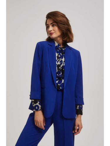 Marisse Smooth Jacket With 3/4 Sleeves, Blue